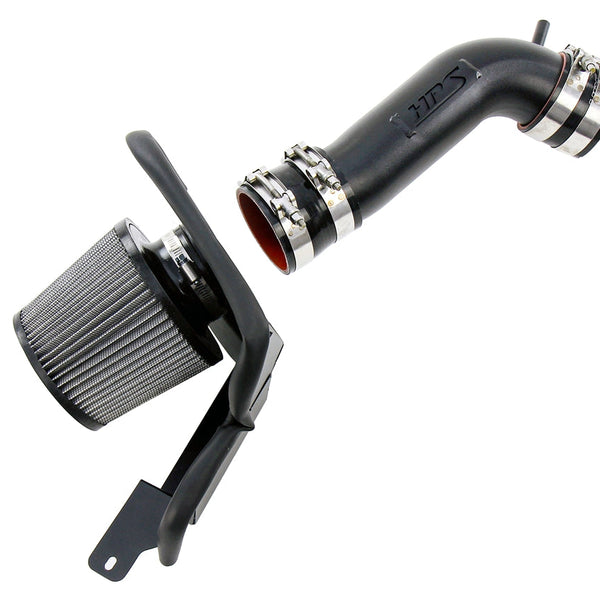 HPS Performance Air Intake Kit with Heat Shield Black 827-715WB