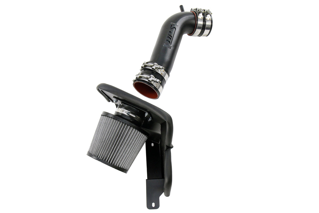 HPS Performance Air Intake Kit with Heat Shield, Black, 827-715WB