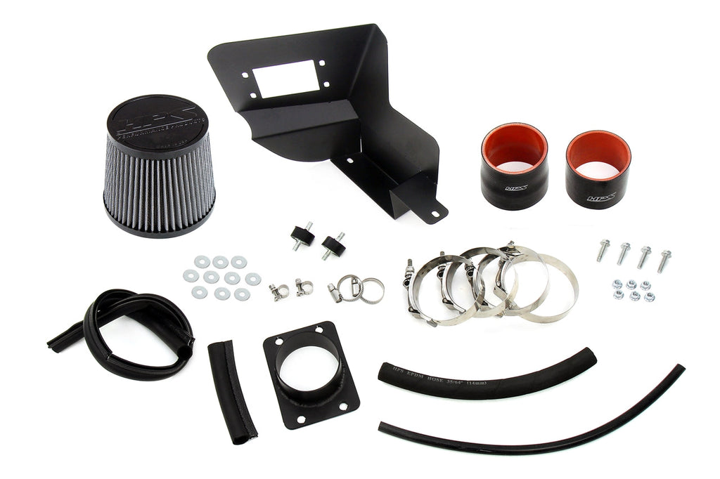 HPS Performance Air Intake Kit with Heat Shield, Polished, 827-715P