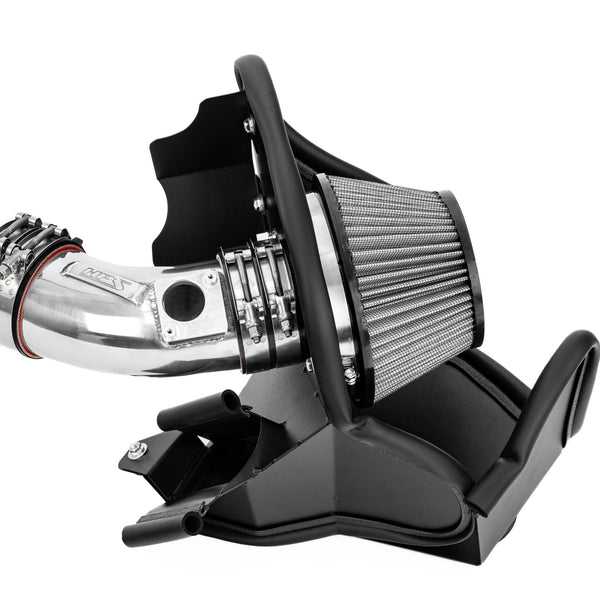 HPS Performance Air Intake Kit with Heat Shield Polished 827-717P
