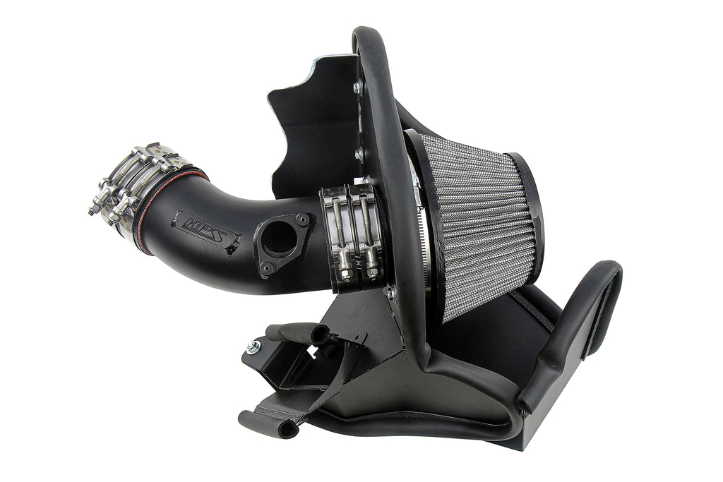 HPS Performance Air Intake Kit with Heat Shield Black 827-717WB