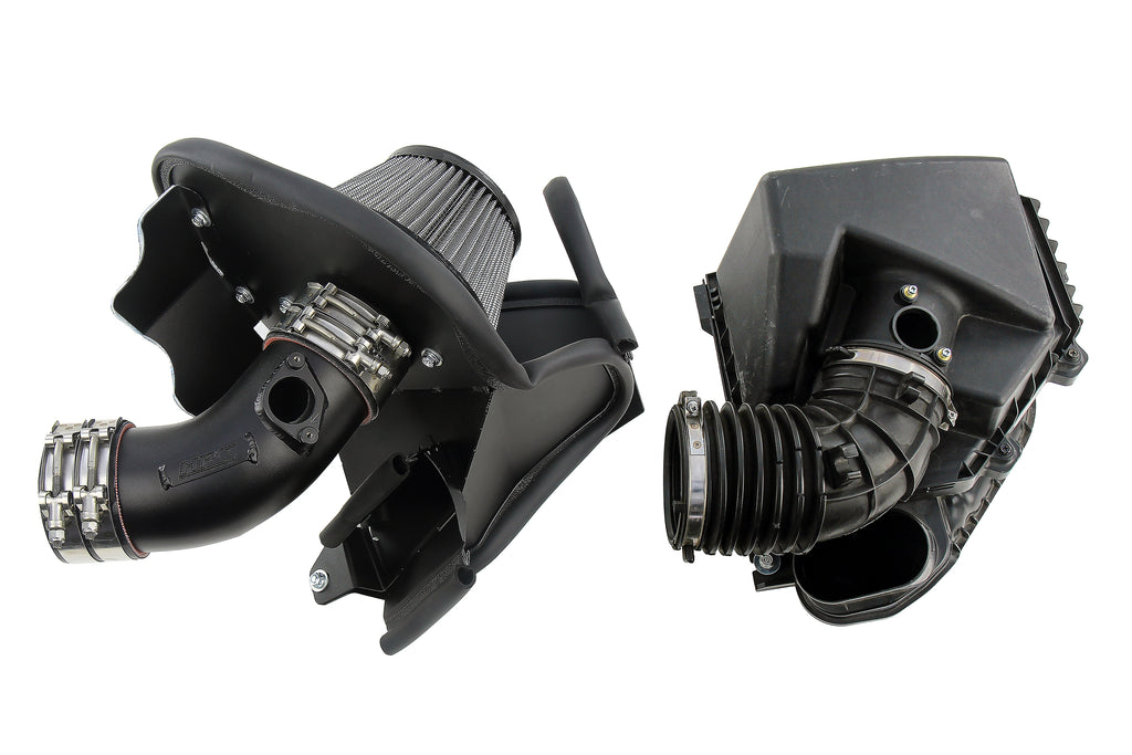 HPS Performance Air Intake Kit with Heat Shield, Black, 827-717WB