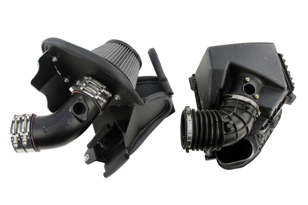HPS Performance Air Intake Kit with Heat Shield, Red, 827-717R