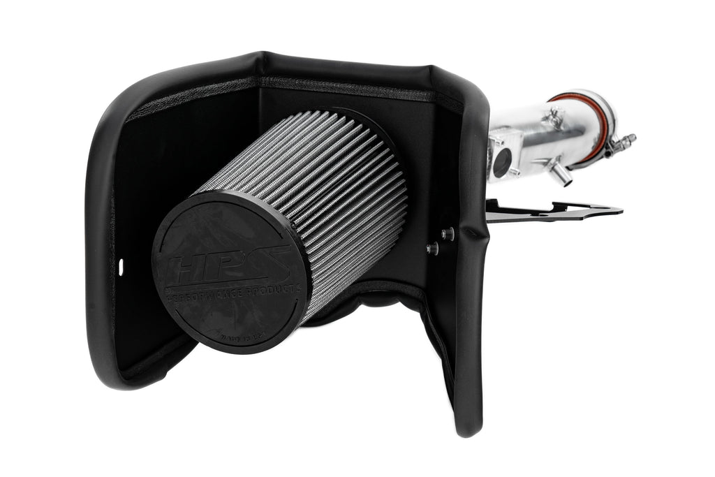HPS Performance Air Intake Kit with Heat Shield (Polished) - Toyota Tacoma - (2012-2015)