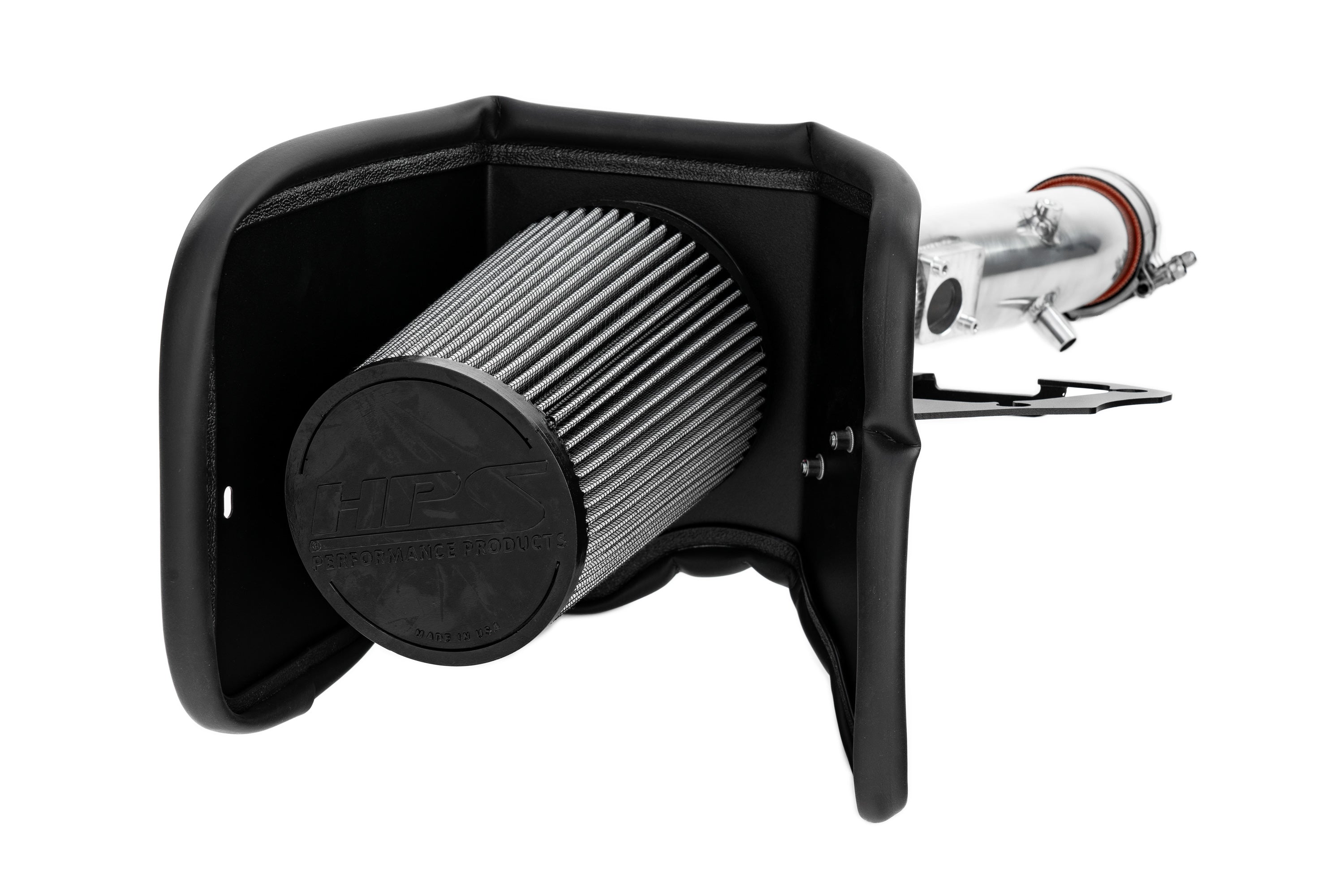 HPS Performance Air Intake Kit with Heat Shield (Polished) - Toyota Tacoma - (2012-2015)