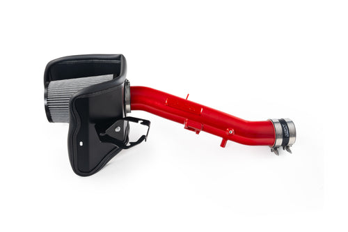 HPS Performance Air Intake Kit with Heat Shield Red 827-718R