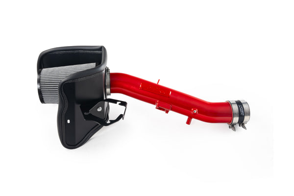 HPS Performance Air Intake Kit with Heat Shield Red 827-718R
