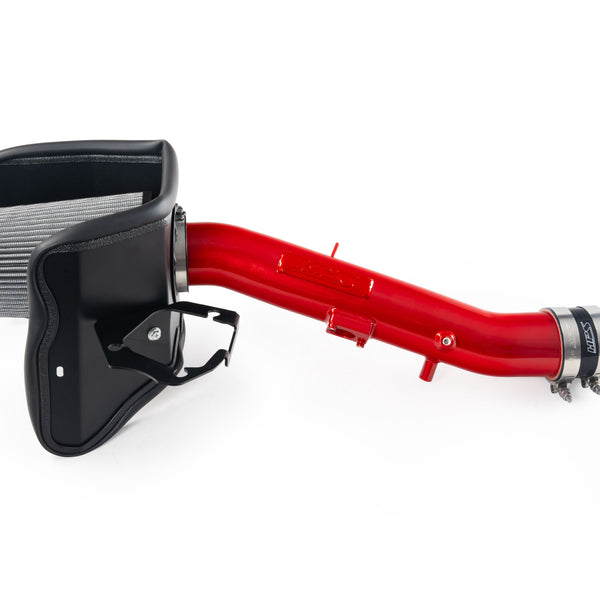 HPS Performance Air Intake Kit with Heat Shield Red 827-718R