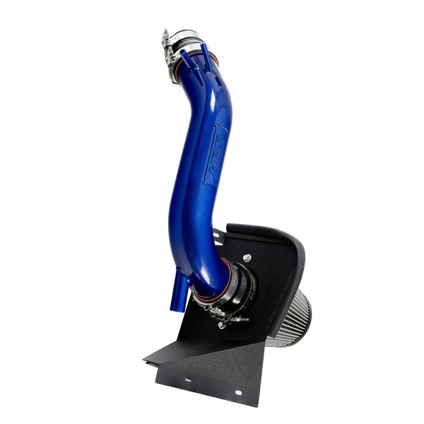 HPS Performance Air Intake Kit with Heat Shield Blue 827-721BL