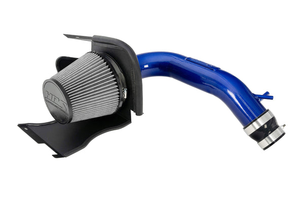 HPS Performance Air Intake Kit with Heat Shield, Blue, 827-721BL