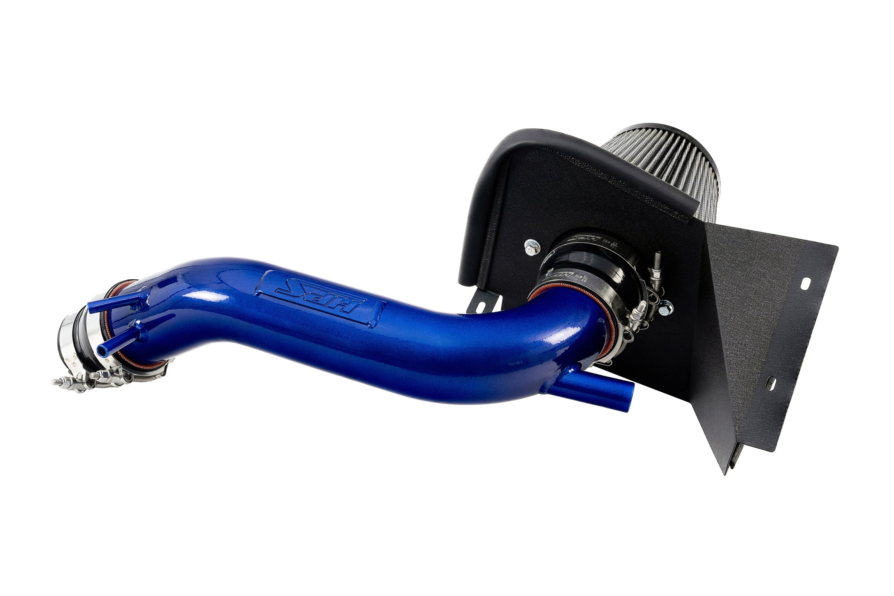 HPS Performance Air Intake Kit with Heat Shield (Blue) - Hyundai Kona N - (2022-2023)