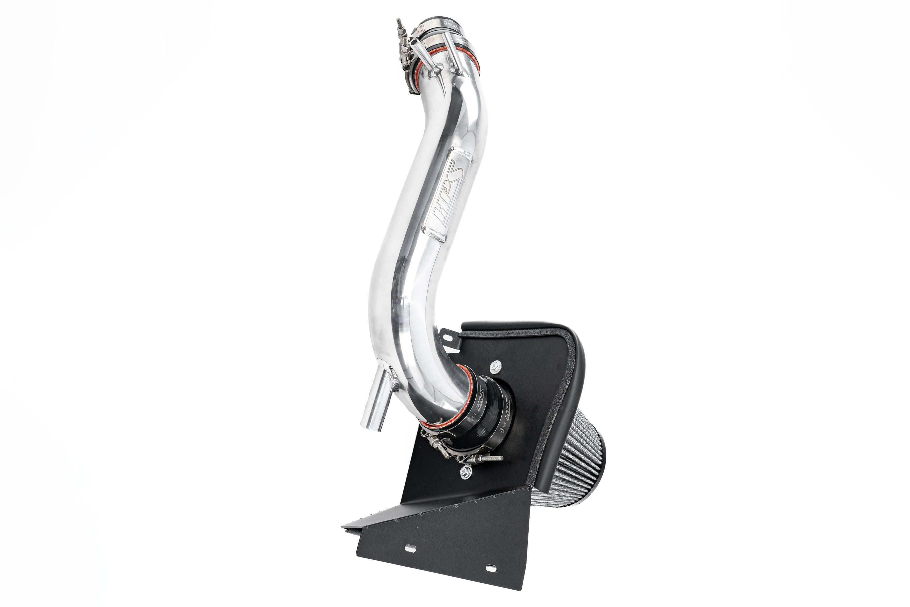 HPS Performance Air Intake Kit with Heat Shield Polished 827-721P