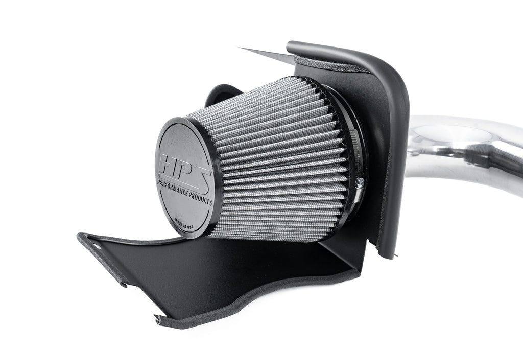 HPS Performance Air Intake Kit with Heat Shield (Polished) - Hyundai Kona N - (2022-2023)
