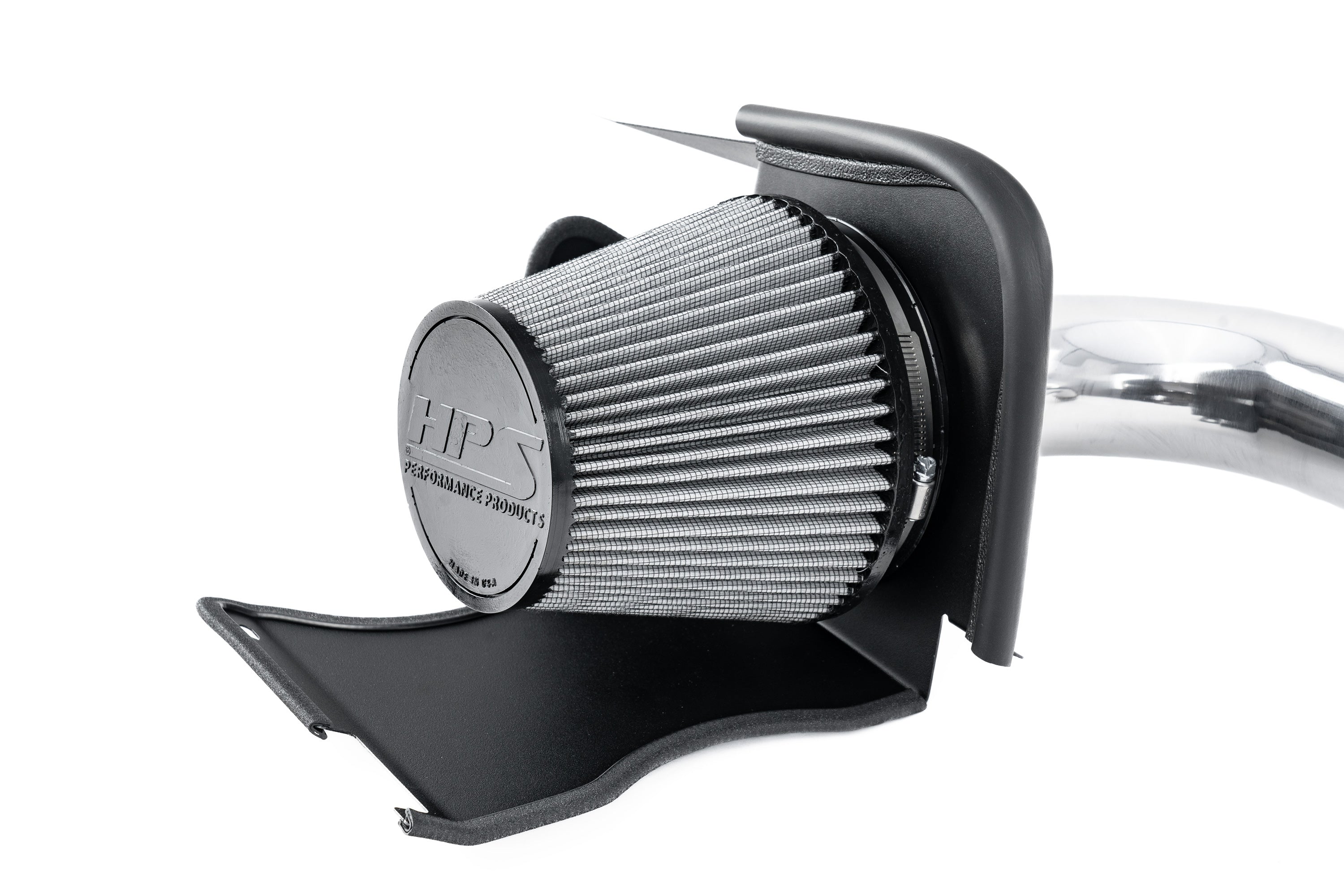HPS Performance Air Intake Kit with Heat Shield (Polished) - Hyundai Kona N - (2022-2023)