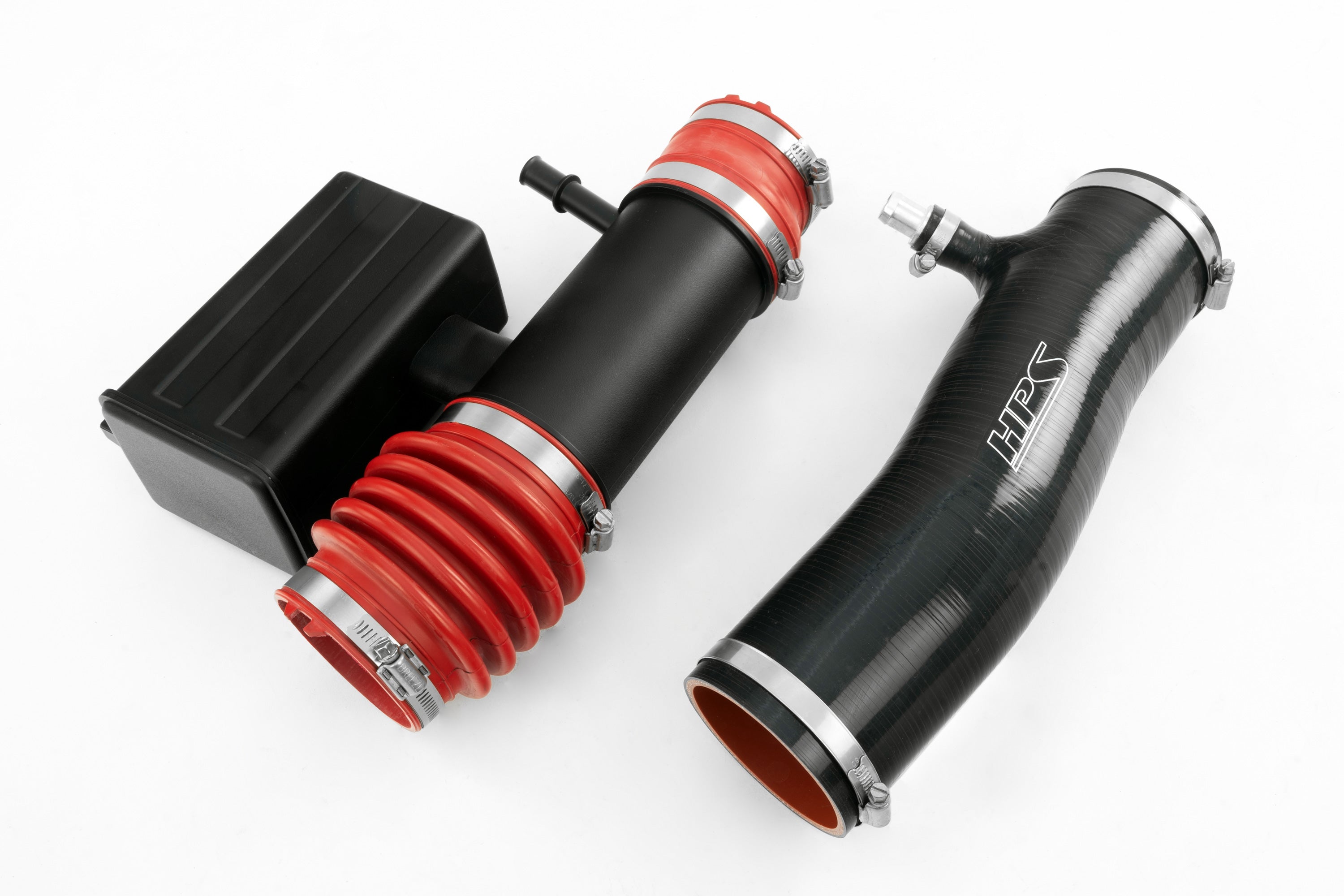 HPS Performance Silicone Air Intake Kit with Drop in Air Filter (Red) - Toyota Tacoma equipped - (2016-2023)