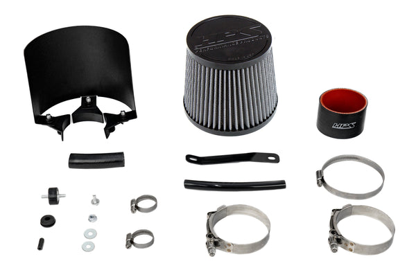 HPS Performance Air Intake Kit with Heat Shield, Black, 827-724WB