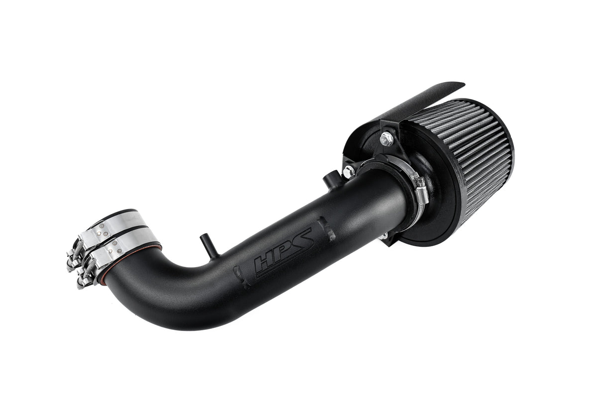 HPS Performance Air Intake Kit with Heat Shield Black 827-724WB