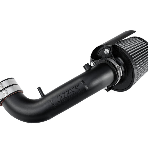 HPS Performance Air Intake Kit with Heat Shield Black 827-724WB