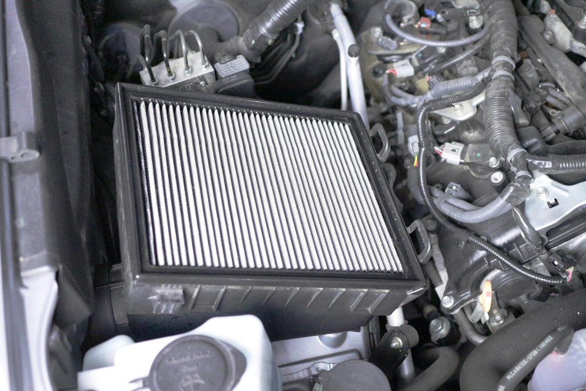 HPS Performance Silicone Air Intake Kit with Drop in Air Filter (Red) - Toyota Tacoma equipped (2016-2023)