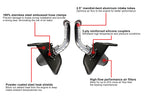 HPS Performance Air Intake Kit with Heat Shield (Red) - Toyota Sequoia / Toyota Tundra - (2023-2024 / 2022-2024)
