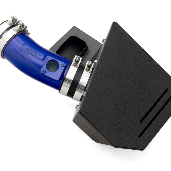 HPS Performance Air Intake Kit with Heat Shield Blue 827-728BL