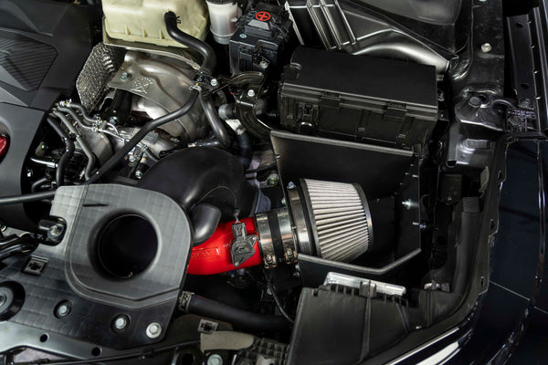 HPS Performance Air Intake Kit with Heat Shield, Black, 827-728WB