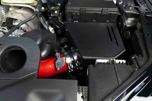 HPS Performance Air Intake Kit with Heat Shield, Polished, 827-728P