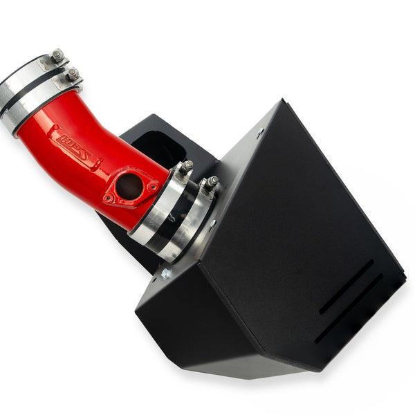 HPS Performance Air Intake Kit with Heat Shield Red 827-728R