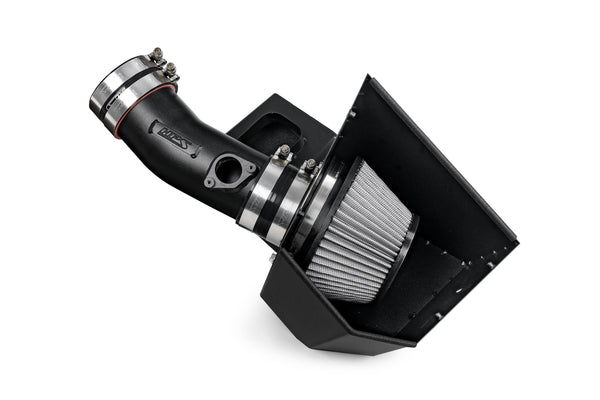 HPS Performance Air Intake Kit with Heat Shield, Black, 827-728WB