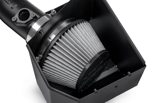 HPS Performance Air Intake Kit with Heat Shield, Black, 827-728WB