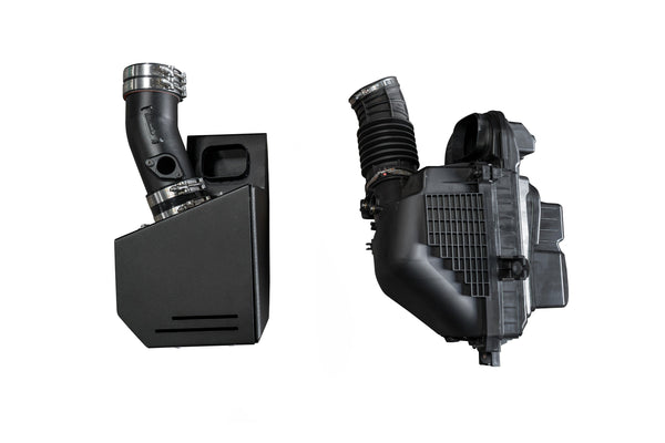 HPS Performance Air Intake Kit with Heat Shield, Black, 827-728WB