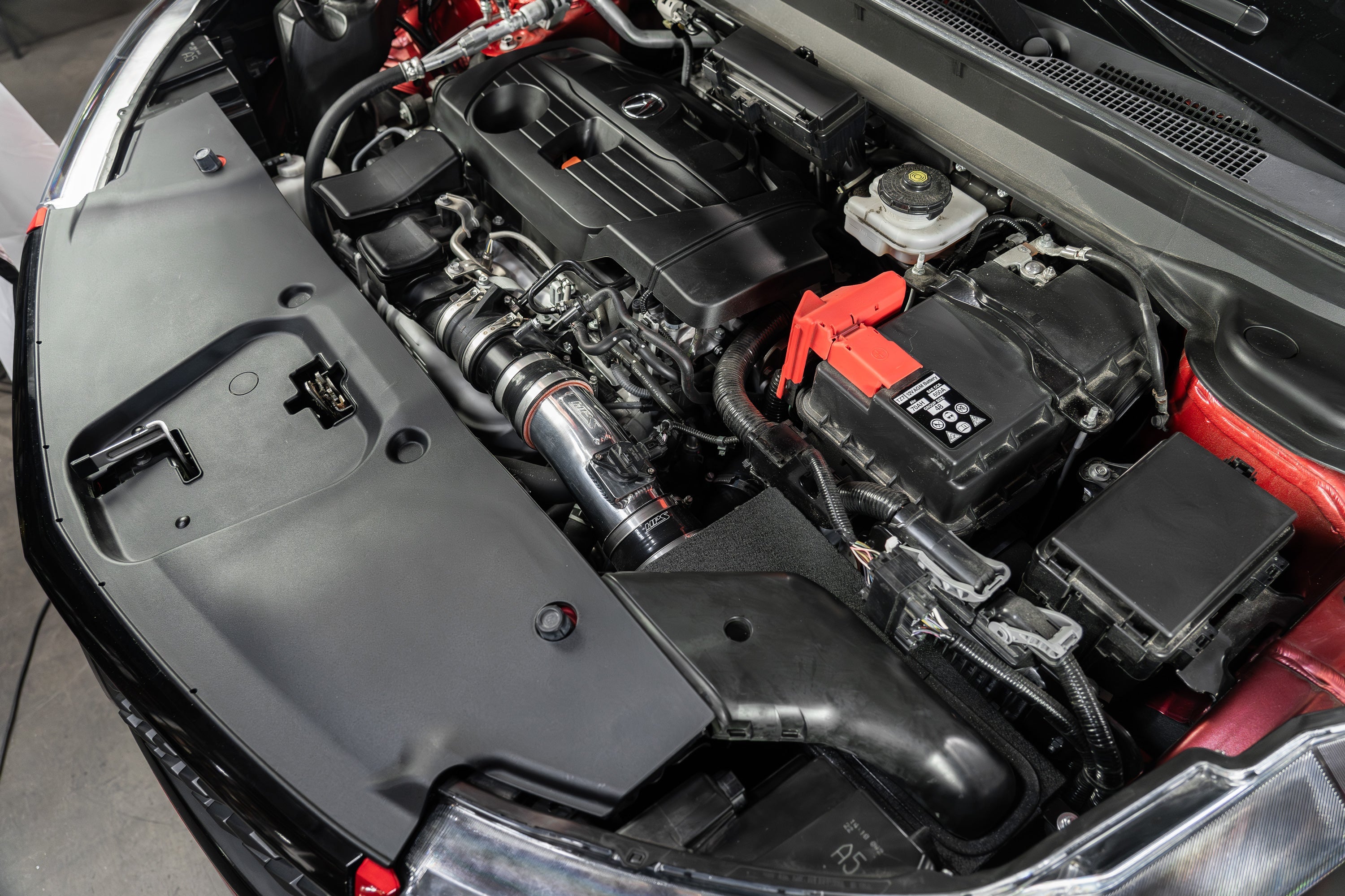 HPS Performance Air Intake Kit with Heat Shield (Polished) - Acura RDX - (2019-2025)