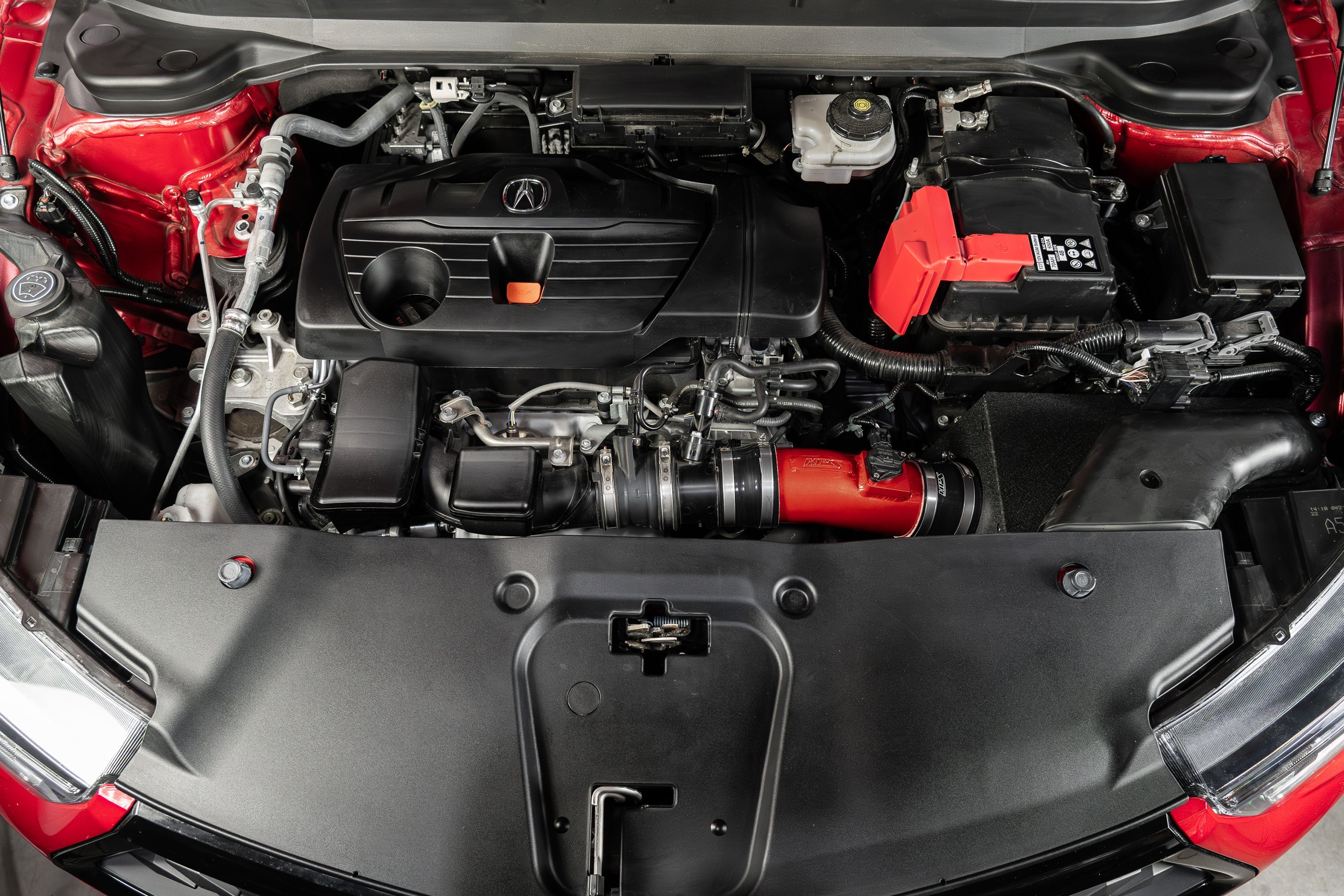 HPS Performance Air Intake Kit with Heat Shield (Red) - Acura RDX - (2019-2025)