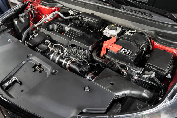 HPS Performance Air Intake Kit with Heat Shield, Black, 827-729WB