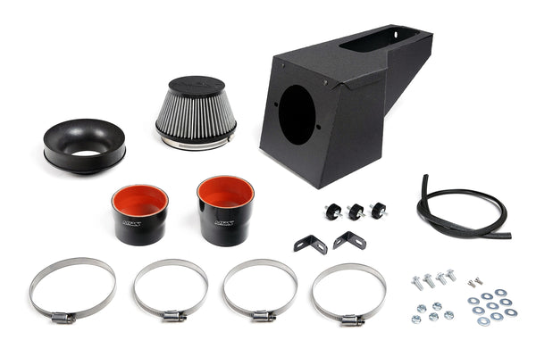 HPS Performance Air Intake Kit with Heat Shield, Polished, 827-729P