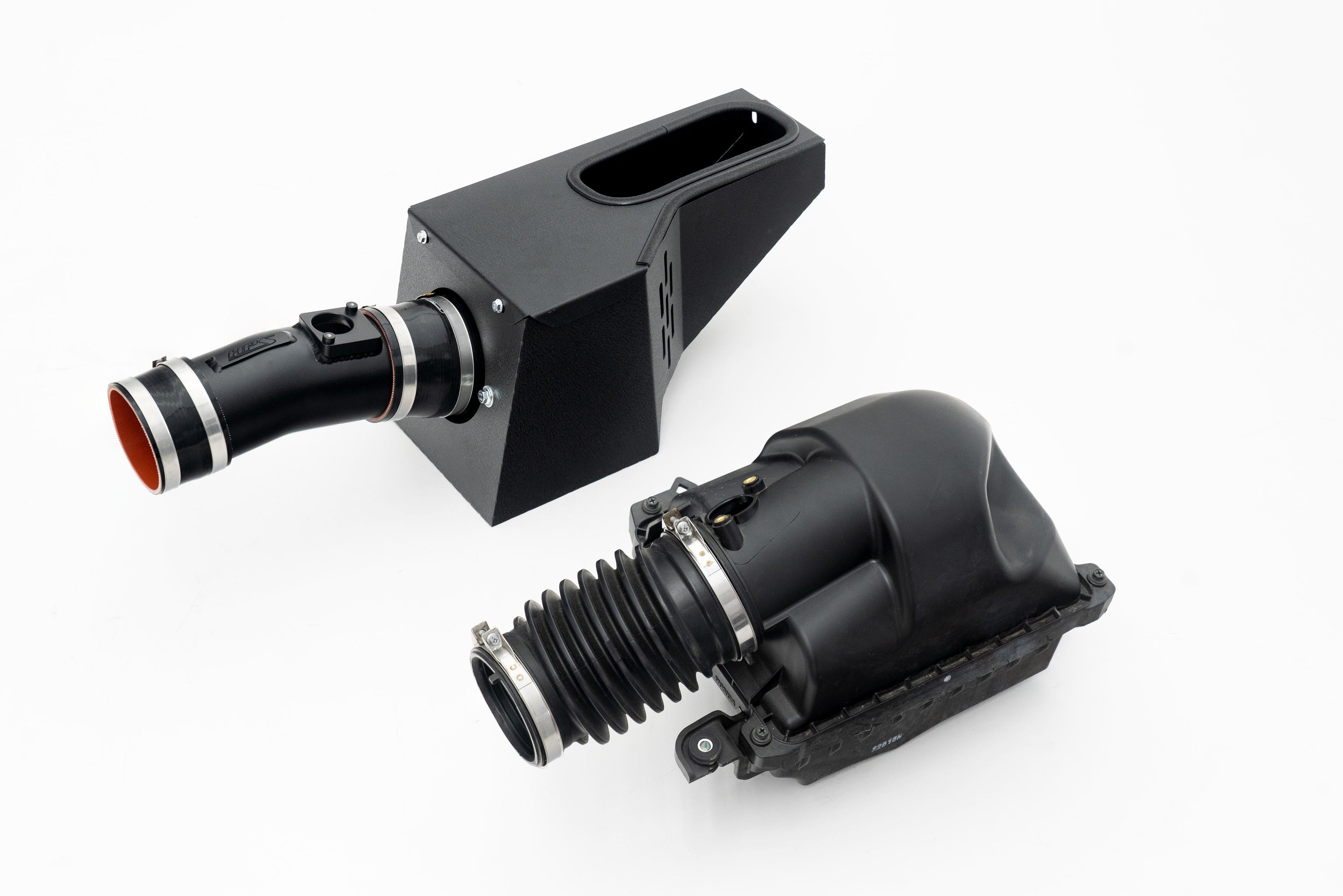 HPS Performance Air Intake Kit with Heat Shield, Black, 827-729WB