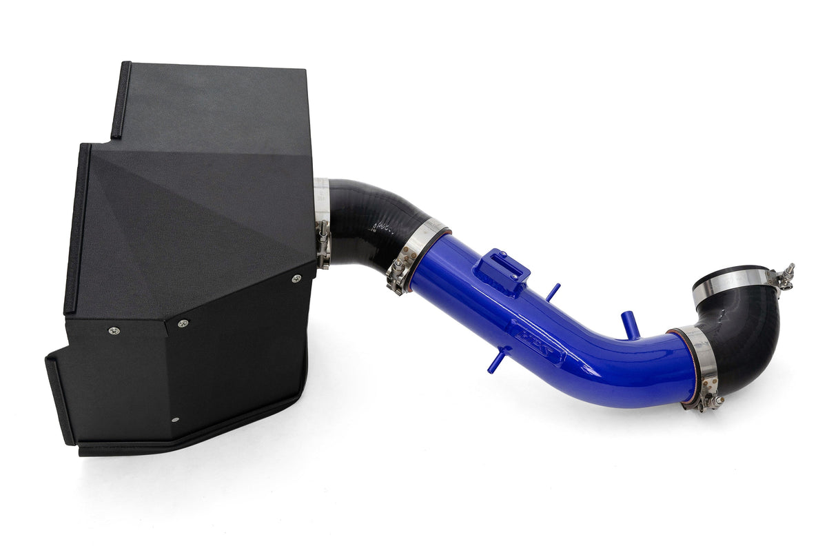 HPS Performance Air Intake Kit with Heat Shield Blue 827-730BL