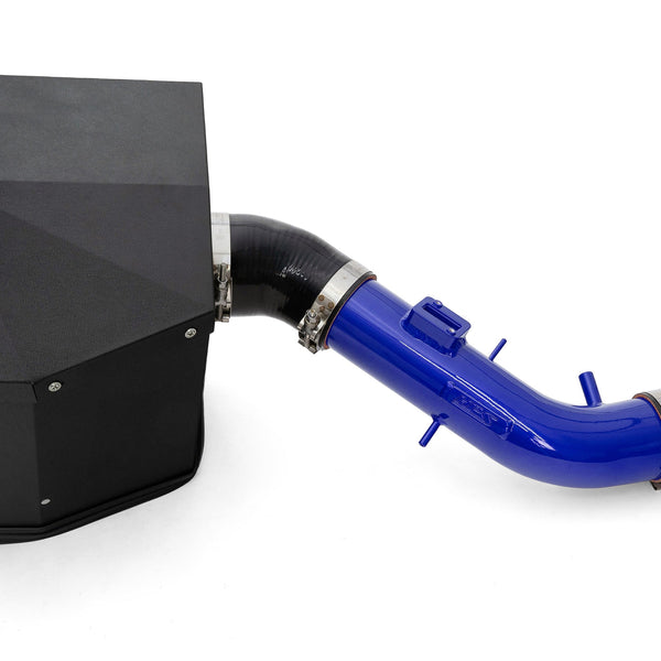 HPS Performance Air Intake Kit with Heat Shield Blue 827-730BL