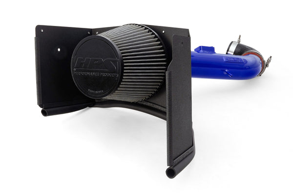 HPS Performance Air Intake Kit with Heat Shield, Blue, 827-730BL