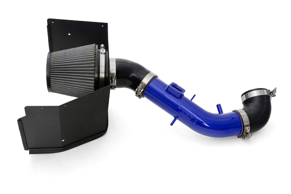 HPS Performance Air Intake Kit with Heat Shield, Blue, 827-730BL