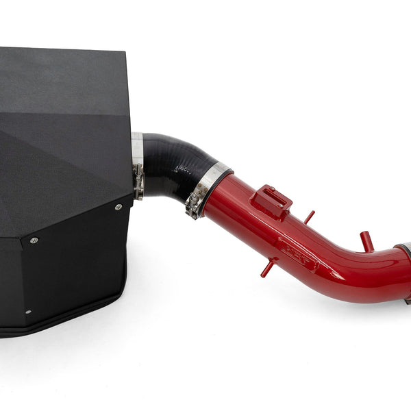 HPS Performance Air Intake Kit with Heat Shield Red 827-730R