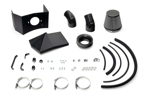 HPS Performance Air Intake Kit with Heat Shield, Red, 827-730R