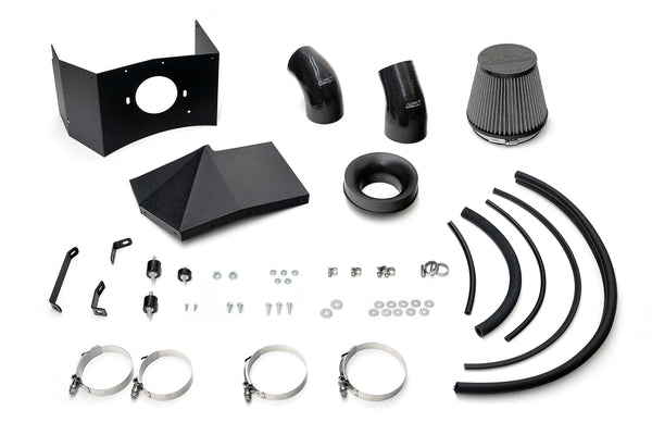 HPS Performance Air Intake Kit with Heat Shield, Red, 827-730R