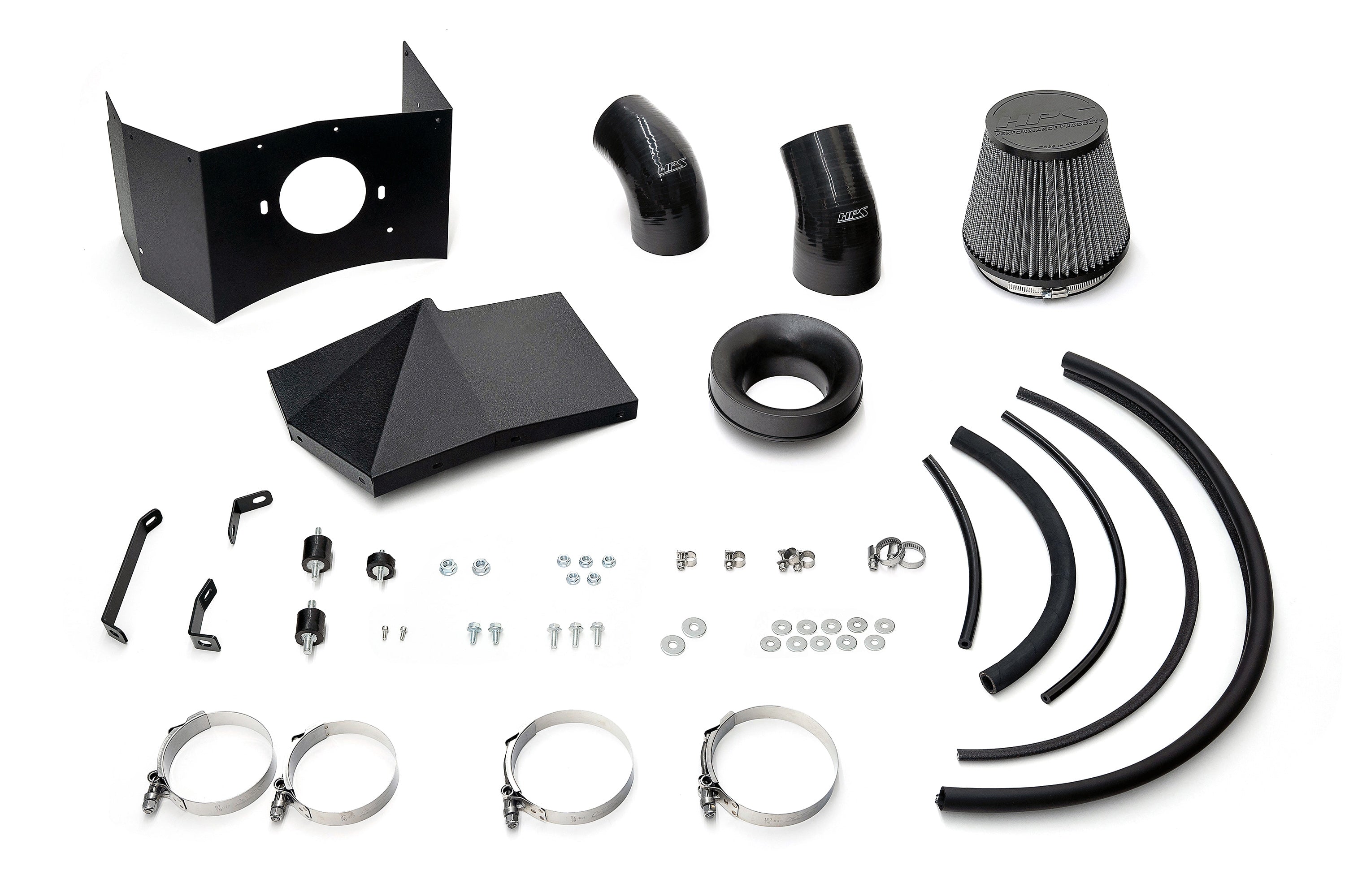 HPS Performance Air Intake Kit with Heat Shield (Polished) - Lexus GX470 VVT-i / Toyota 4Runner VVT-i - (2005-2009)