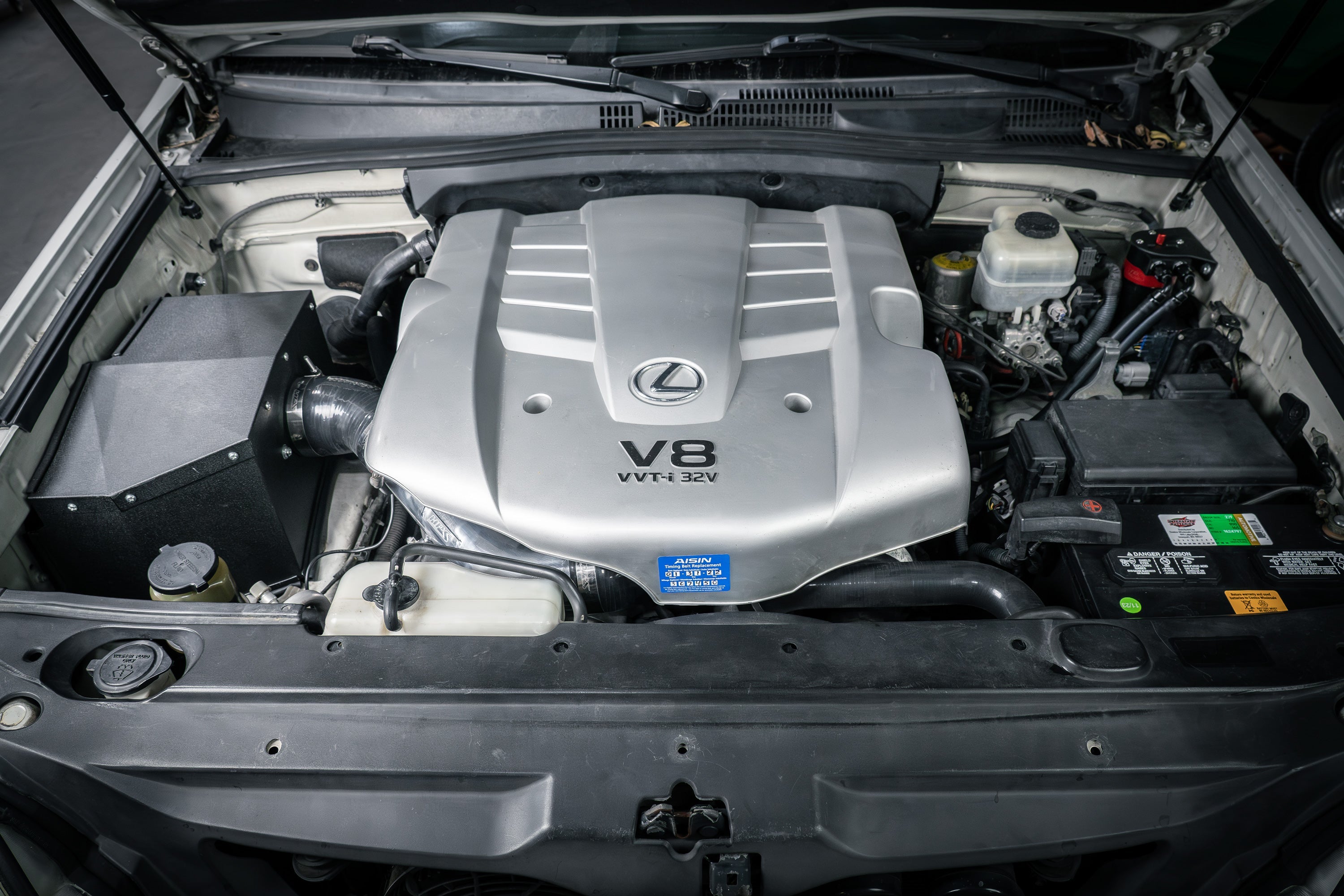 HPS Performance Air Intake Kit with Heat Shield (Polished) - Lexus GX470 VVT-i / Toyota 4Runner VVT-i - (2005-2009)