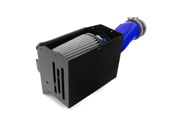 HPS Performance Air Intake Kit with Heat Shield, Blue, 827-731BL