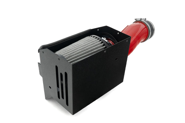 HPS Performance Air Intake Kit with Heat Shield, Red, 827-731R