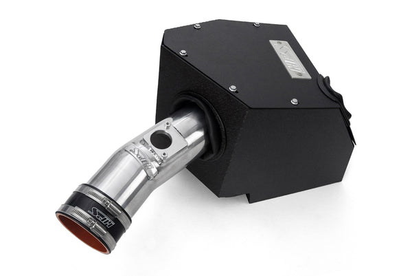 HPS Performance Air Intake Kit with Heat Shield, Polished, 827-735P