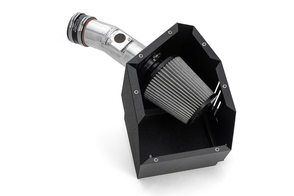 HPS Performance Air Intake Kit with Heat Shield, Polished, 827-735P