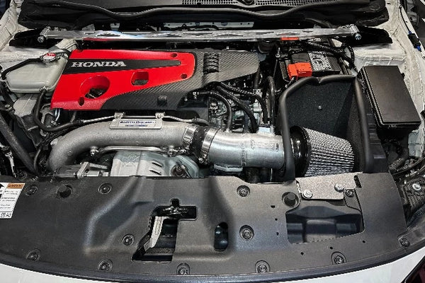 HPS Performance Red Air Intake System w/ Heat Shield - Honda Civic FK8 Type-R (2017-2021)